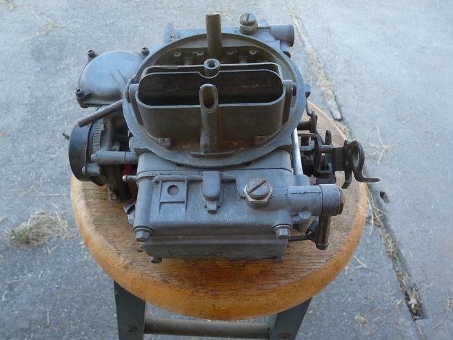 Holley list 9834-3, 600 cfm vacuum secondary 4bbl carburetor, electric choke