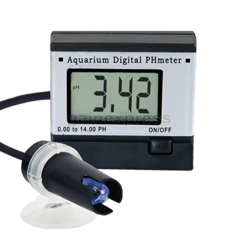 Digital ph monitor meter tester 0.00~14.00ph + 2 buffer solutions accuracy ±0.1