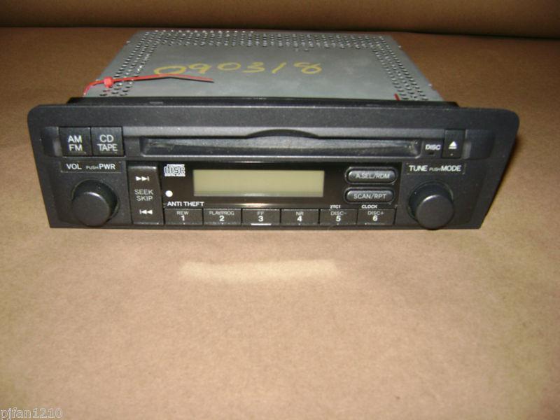 Honda car radio p/n 39101-s5a-a610-m1 june 03 used. untested