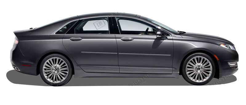 2013 2014 lincoln mkz painted body side moldings 