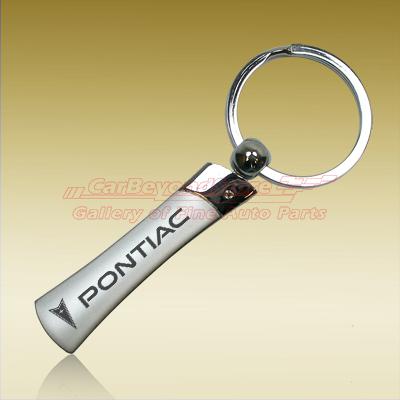 Pontiac blade style metal key chain, keychain, key ring, + free gift from us