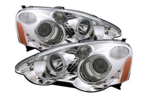 New 02-04 acura rsx led headlights halo led car head lights