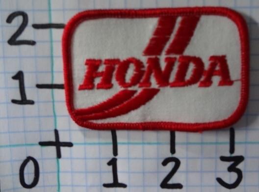Vintage nos honda motorcycle patch from the 70's 016