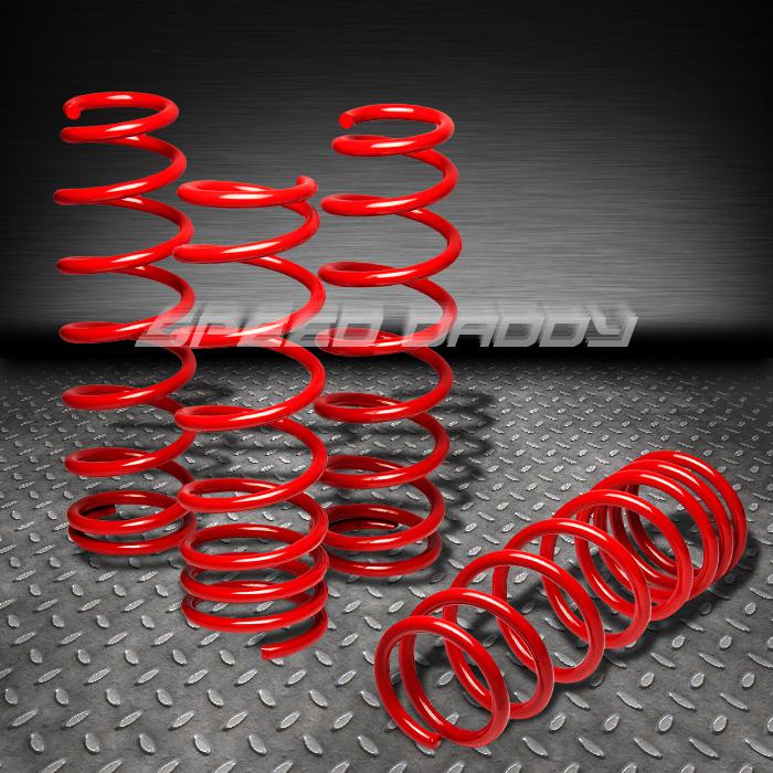 1.25" drop suspension lowering springs/spring 06-12 lexus is250/is350 xe20 red