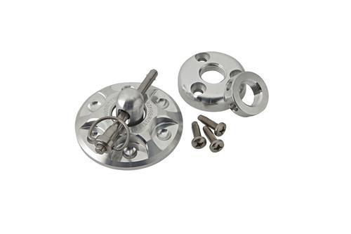 Ring brothers hood pins billet aluminum stainless steel natural 4.50" length kit