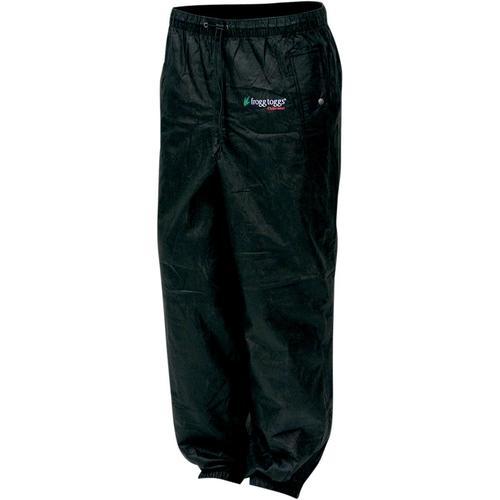 Frogg toggs women's pro action black rain motorcycle pants small