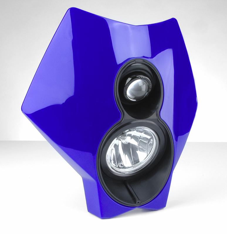 Trail tech x2 torch halogen headlight -blue- yamaha wrf 450 2007-2011 _36t5c-70
