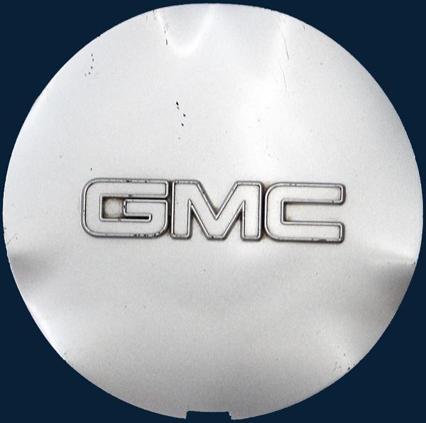 '02-09 gmc envoy silver wheel center cap for 17" 5136 rim / gmc part # 9593392