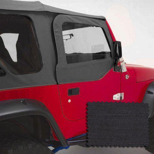 Rugged ridge denim black door skin for jeep wrangler