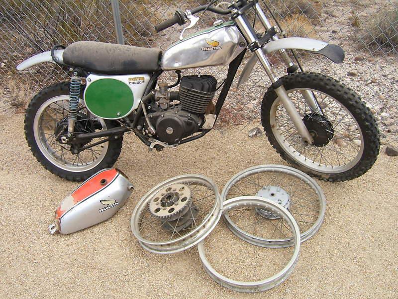 1973 - '74  honda cr250m elsinore cr 250 parts bike & lot  vintage mx motocross 
