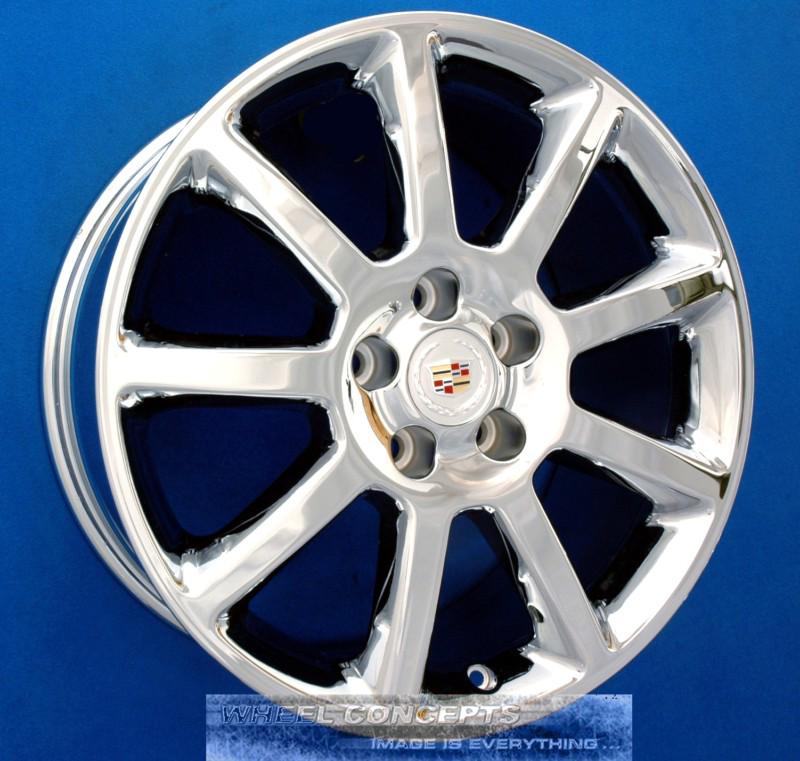 Cadillac cts sts dts 18 inch chrome wheel exchange oem