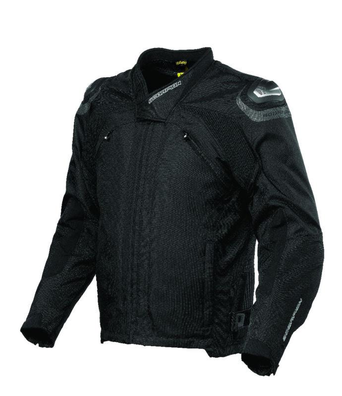 Scorpion force black 2xl textile motorcycle jacket 2x-large xxl