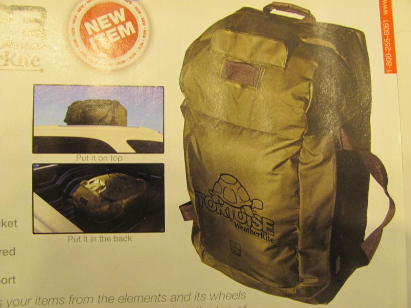 Tortoise weatherite cargo bag 100& weather proof, precision bearing wheels