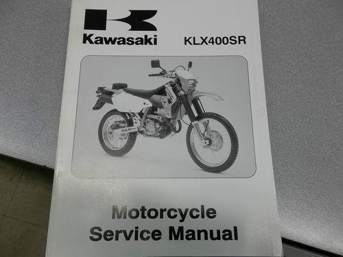 Factory oem kawasaki 2003 klx 400sr service manual 