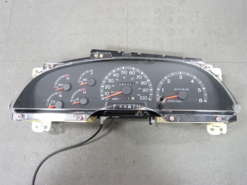 97 98 ford expedition f150 f250 82k gauge instrument cluster f75f-10849-cg