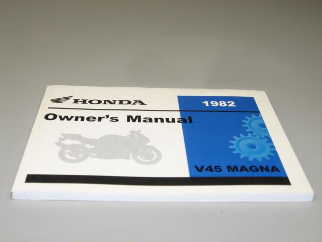 New owners manual 1982 vf750c vf750 magna v45 oem honda operators book      #k61