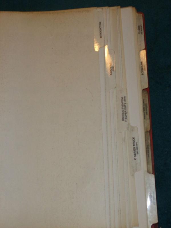 Buy 1989 FORD TRUCK MASTER WIRING DIAGRAM SET / SHOP MANUAL in Benton