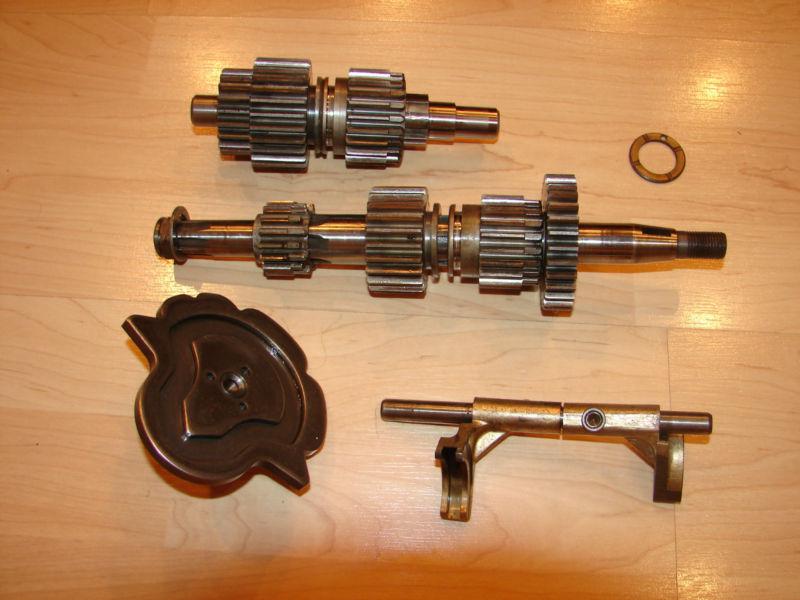 Triumph 650 transmission 4 speed gear box parts