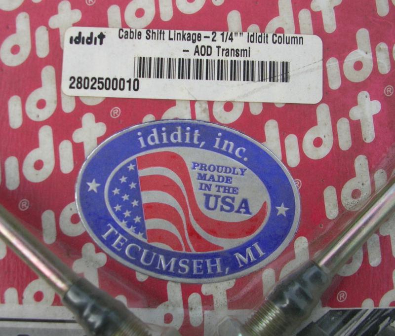 Ididit ford aod column shift cable kit -new unopened!!