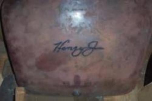  henry- j  deck lid  trunk lid  stock - gasser 1950's - pick up only 