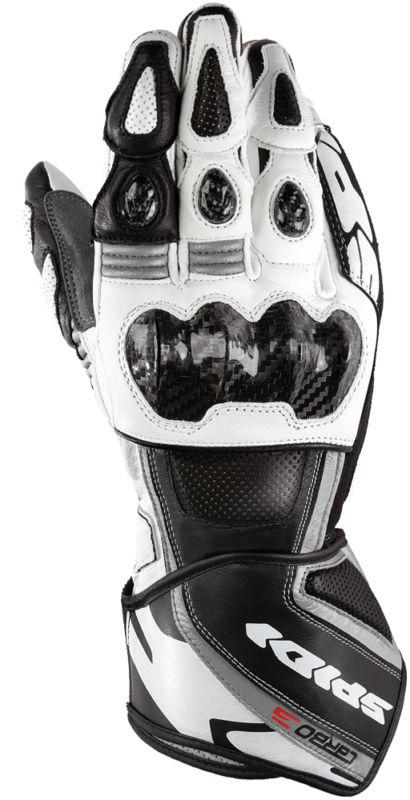 Spidi sport s.r.l. carbo 3 gloves black/white x-large a126 011  xl