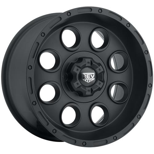 15x8 black ko assault wheels blank +0