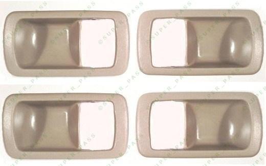 92 - 96  4 pcs set  door handle bezel trim cover casing beige fits: toyota camry