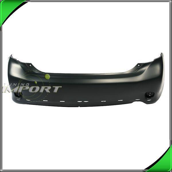 09 10 toyota corolla s/xrs usa/can built w/spoiler hole primed rear bumper cover