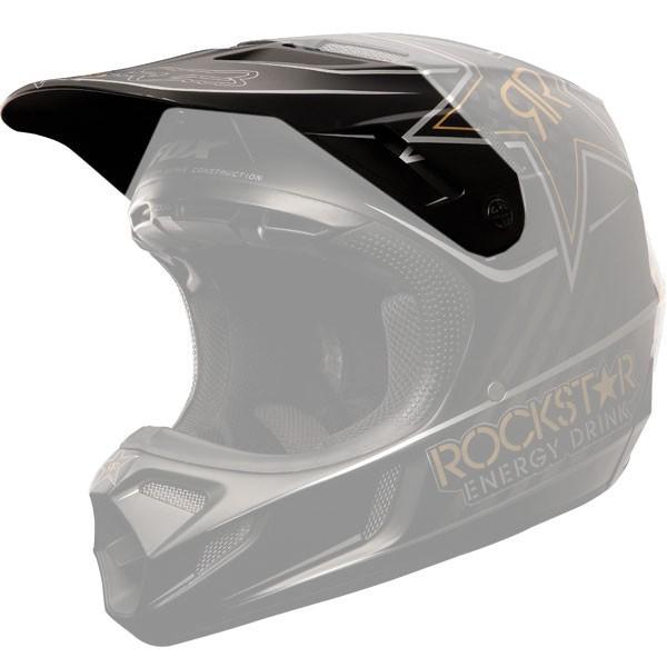 Fox racing v4 rockstar helmet visor black no size