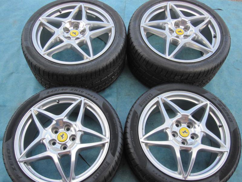 19" 20" ferrari 599 gtb fiorano pentagram 612 wheels rims tires oem