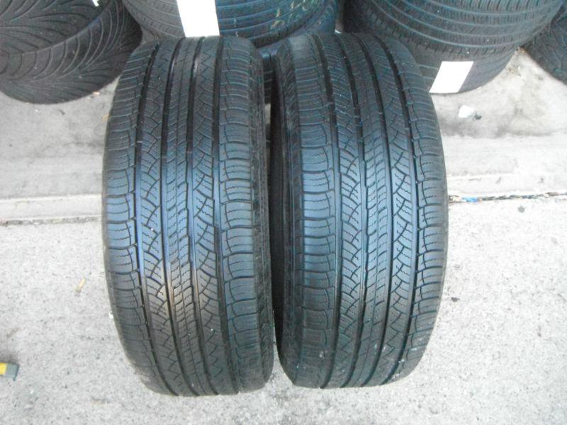 2 excellent 265 60 18 109t michelin latitude tour tires 7.5-8/32