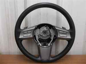 10 subaru legacy black steering wheel radio & cruise control paddle shifter oem