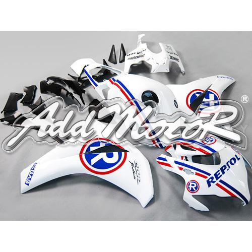 Injection molded fit fireblade cbr1000rr 08-11 white repsol fairing 18n27