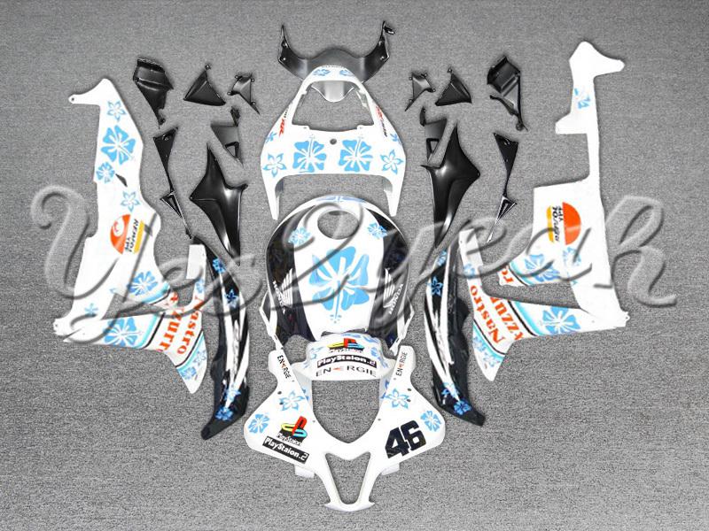 Injection molded fit 2007 2008 cbr600rr 07 08 repsol blue fairing zn160