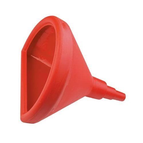 Jaz funnel d-shaped plastic red 16&#034; l ea 560-015-06