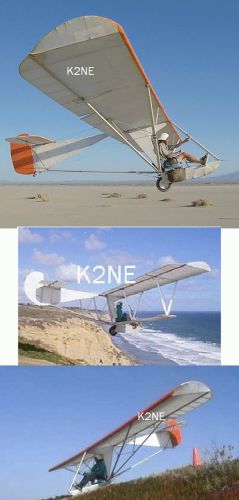 Bug4 biplane ultralight glider plans on cd - foot launch &amp; more - k2ne web store