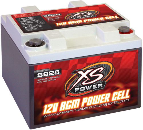 Xs power s925 agm battery 12 volt top post 550 cold crank amps