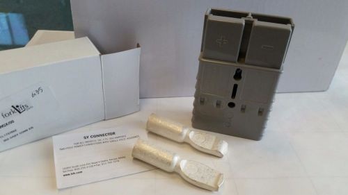 Bx350a conn 2/0 gray forklift battery sy connector