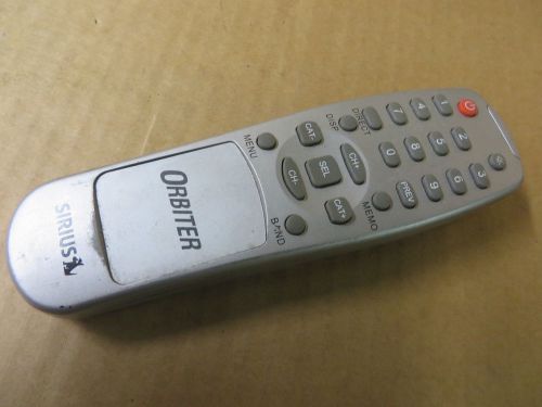Sirius orbiter audio unit remote control