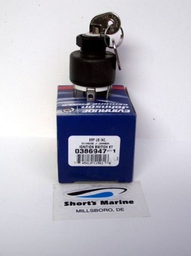Oem brp johnson evinrude 73 series outboard ignition switch 0386947