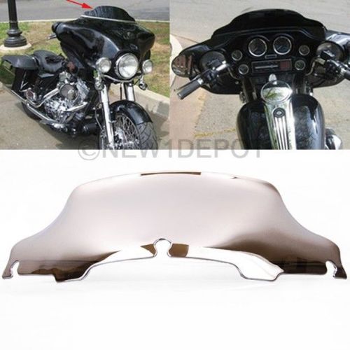 6.5&#039;&#039;motor chrome windshield fit harley electra street glide touring 1996-13 nd