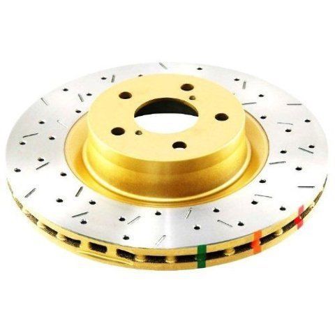 Dba (4963xs) 4000 series drilled and slotted disc brake rotor, front