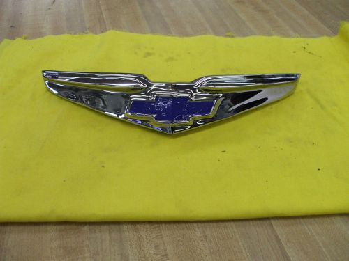 1948 chevy trunk emblem orig newly [triple] plated l@@@@@@@@@k