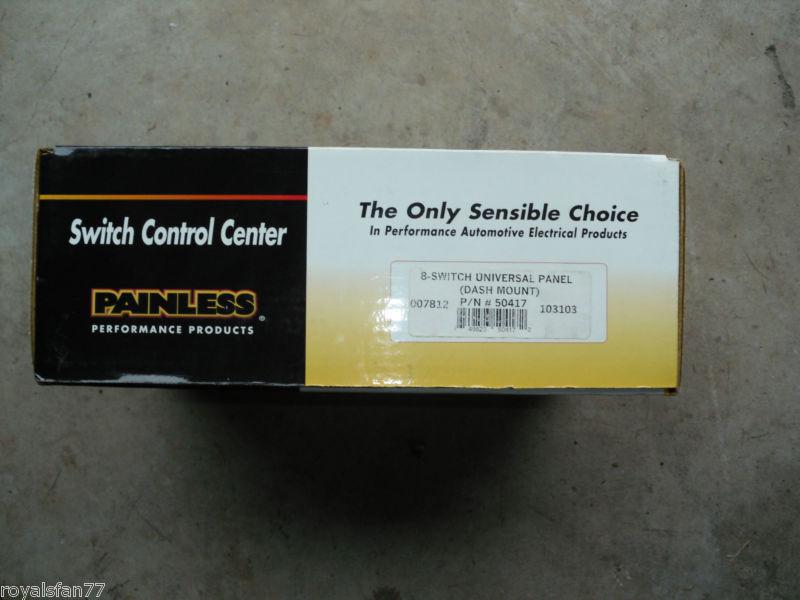 Painless performance products 8 switch panel 50417 + ignition switch 80153