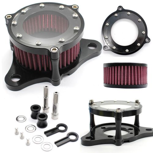 For harley sportster xl1200 04-14 air cleaner+intake filter system rough crafts