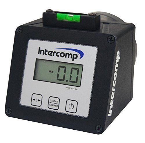 Intercomp 100005 racing digital caster camber gauge with magnetic adapter w/case