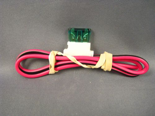 Heavy duty in-line inline ato atc fuse holder 10 awg with 30a fuse