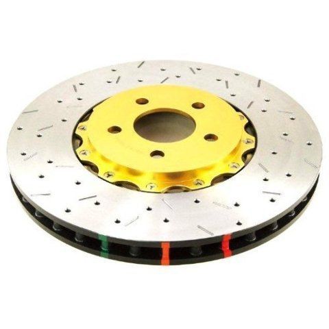 Dba (52218gldxs) 5000 series 2-piece drilled and slotted disc brake rotor with g