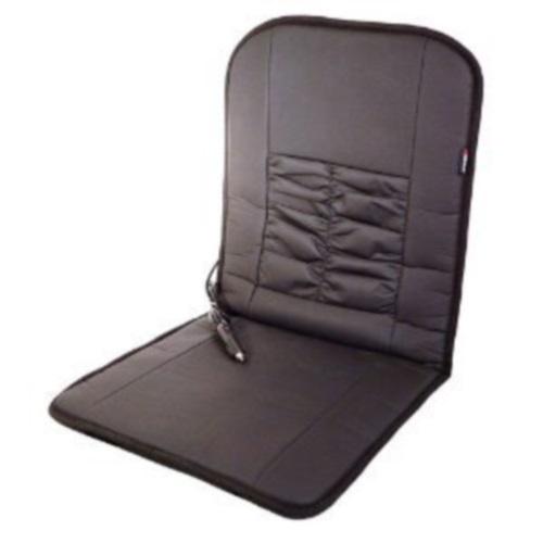 Black 12v faux leather deluxe winter heated car truck heat seat cushion