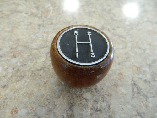 Classic wood 3 speed h on the floor shift knob shifter gto judge chevy dodge